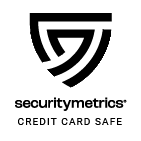 SecurityMetrics card safe certification logo
